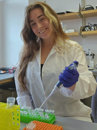 Ally Brawner's master’s work focuses on developing a therapy for atherosclerosis using nanotechnology.