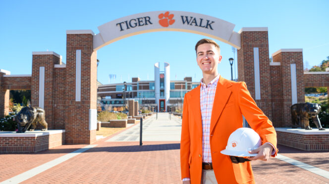 Construction Science and Management Major Charlie Rohaley