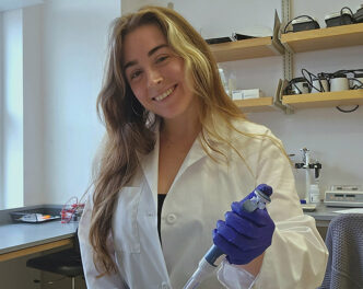 Ally Brawner's master’s work focuses on developing a therapy for atherosclerosis using nanotechnology.