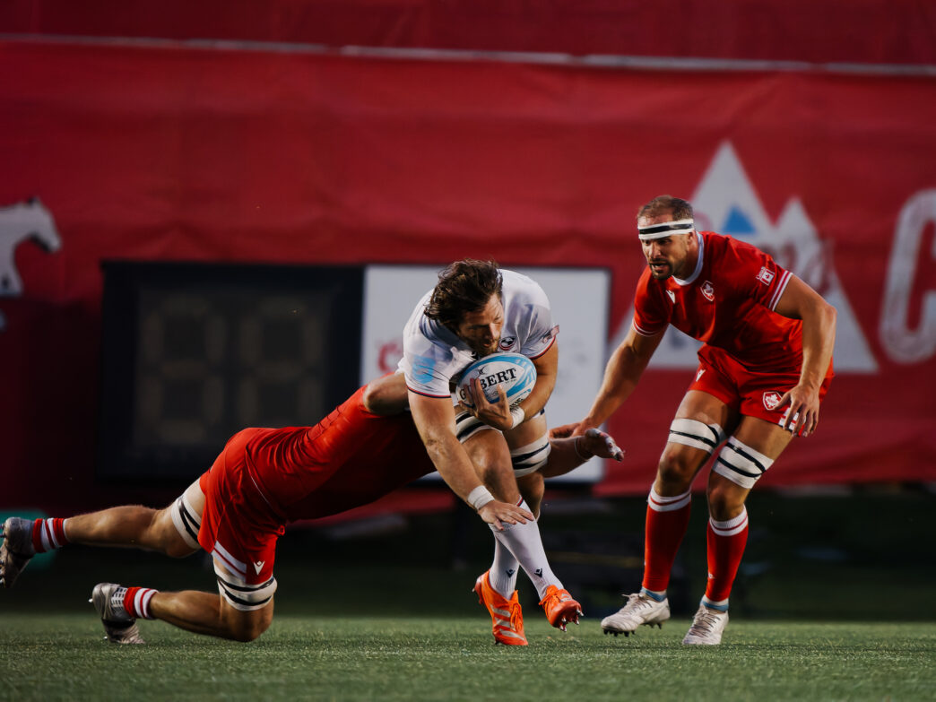 Jason Damm '17 competes with USA Rugby in 2025