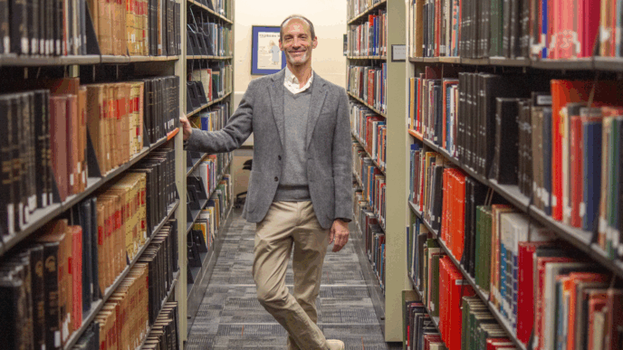 Humanities Hub Director David Coombs