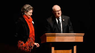 Lisa Melancon and Nicholas Vazsonyi