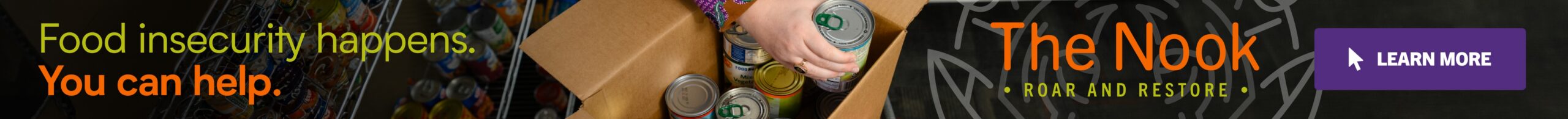 Food Insecurity Happens, You can help. Learn about the Nook