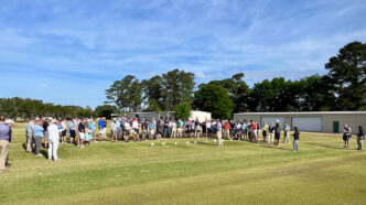 The Clemson University Turfgrass Field Day will be held on April 14 at the Pee Dee Research and Education Center near Florence, South Carolina.