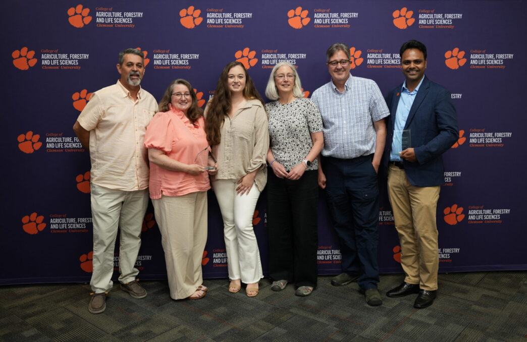 Award winners pose together at the annual CAFLS Awards ceremony