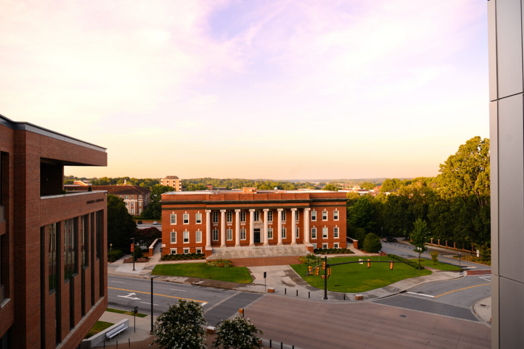 sunrise at campus
