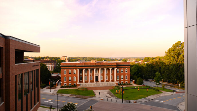 sunrise at campus