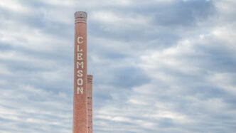 Brick Clemson smokestacks.