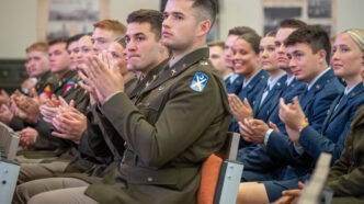 Members of Army and Air Force ROTC at Clemson