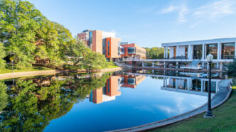 Reflection pond.