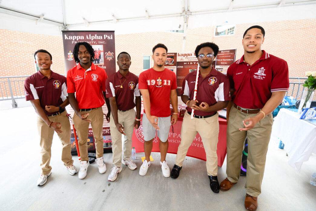 Members of Kappa Alpha Psi Fraternity, Inc. at Clemson University