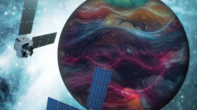 Artist rendering of solar winds
