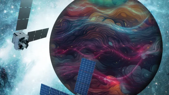 Artist rendering of solar winds