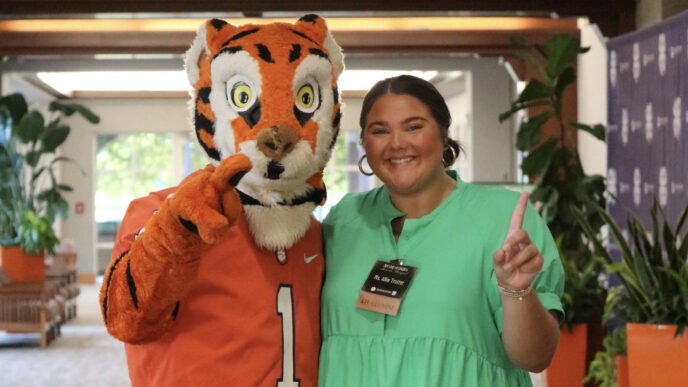 Allie Trotter is graduating with a master's degree in agricultural education.