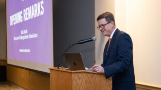 Rick Barth speaks at Experience Clemson.