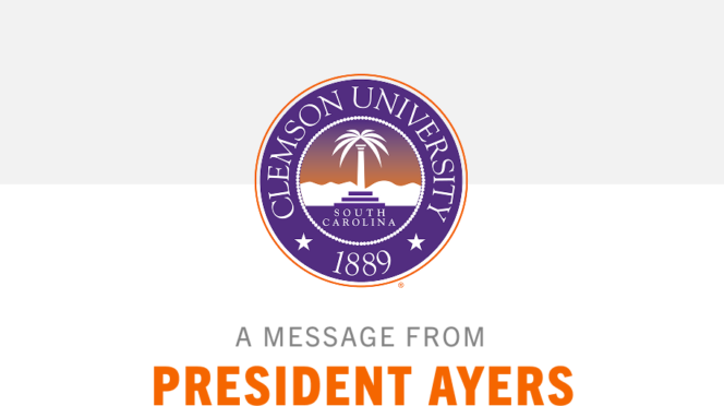 A message from President Ayers