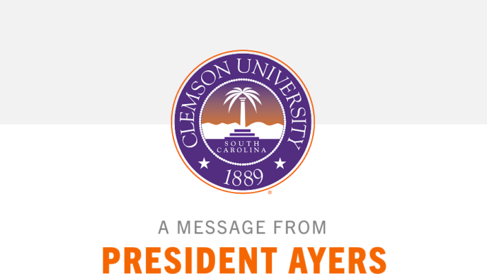 A message from President Ayers