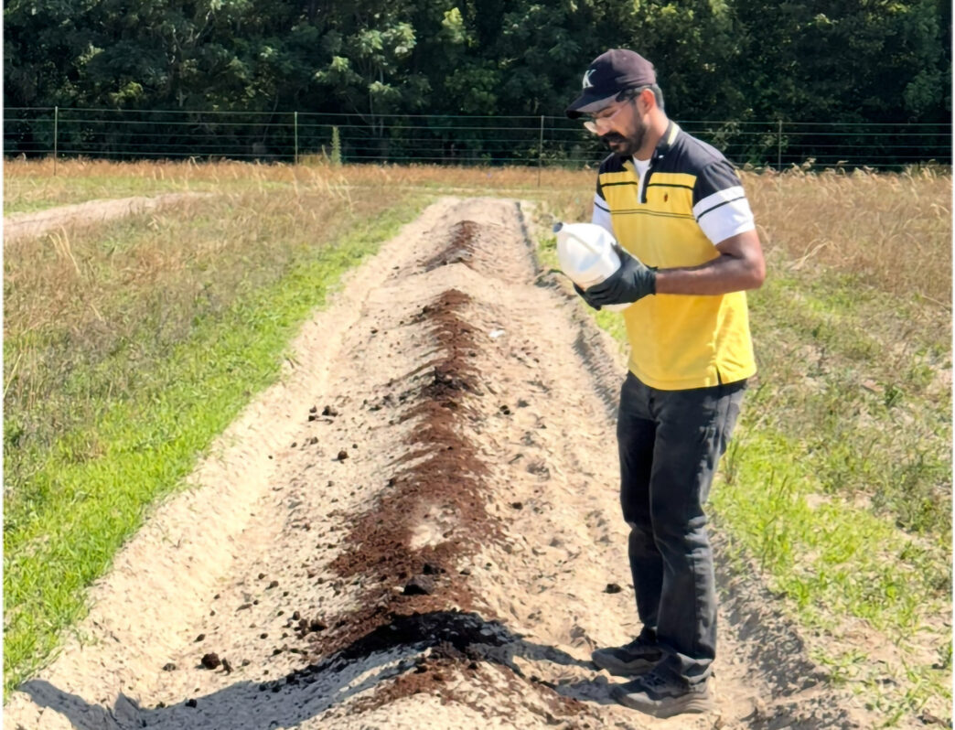 Experiences Simardeep Singh learned while earning his degrees motivated him to pursue advanced research to develop practical solutions that improve farming systems.