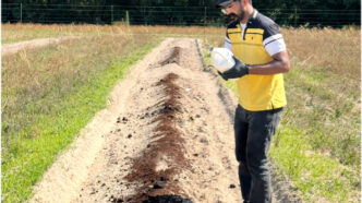 Experiences Simardeep Singh learned while earning his degrees motivated him to pursue advanced research to develop practical solutions that improve farming systems.