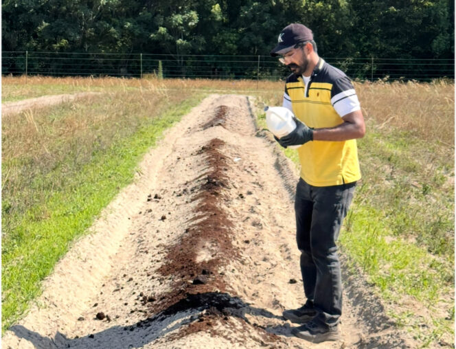 Experiences Simardeep Singh learned while earning his degrees motivated him to pursue advanced research to develop practical solutions that improve farming systems.
